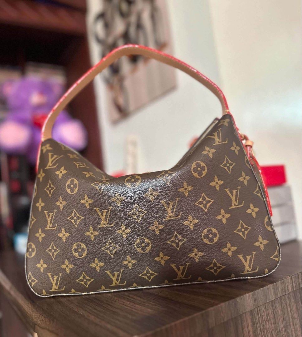 Louis Vuitton Shoulder Bag (Category: Luxury Bags & Wallets) located in Mandaue City. Submitted by ludz_0246 (Listing ID 1462392985, Image 2). Description: Dustbag and Coded In 30cm With lock and Key Mono Brown Gold Hardware Engraved Logo Searchable Code Made in France Actual Photo .
