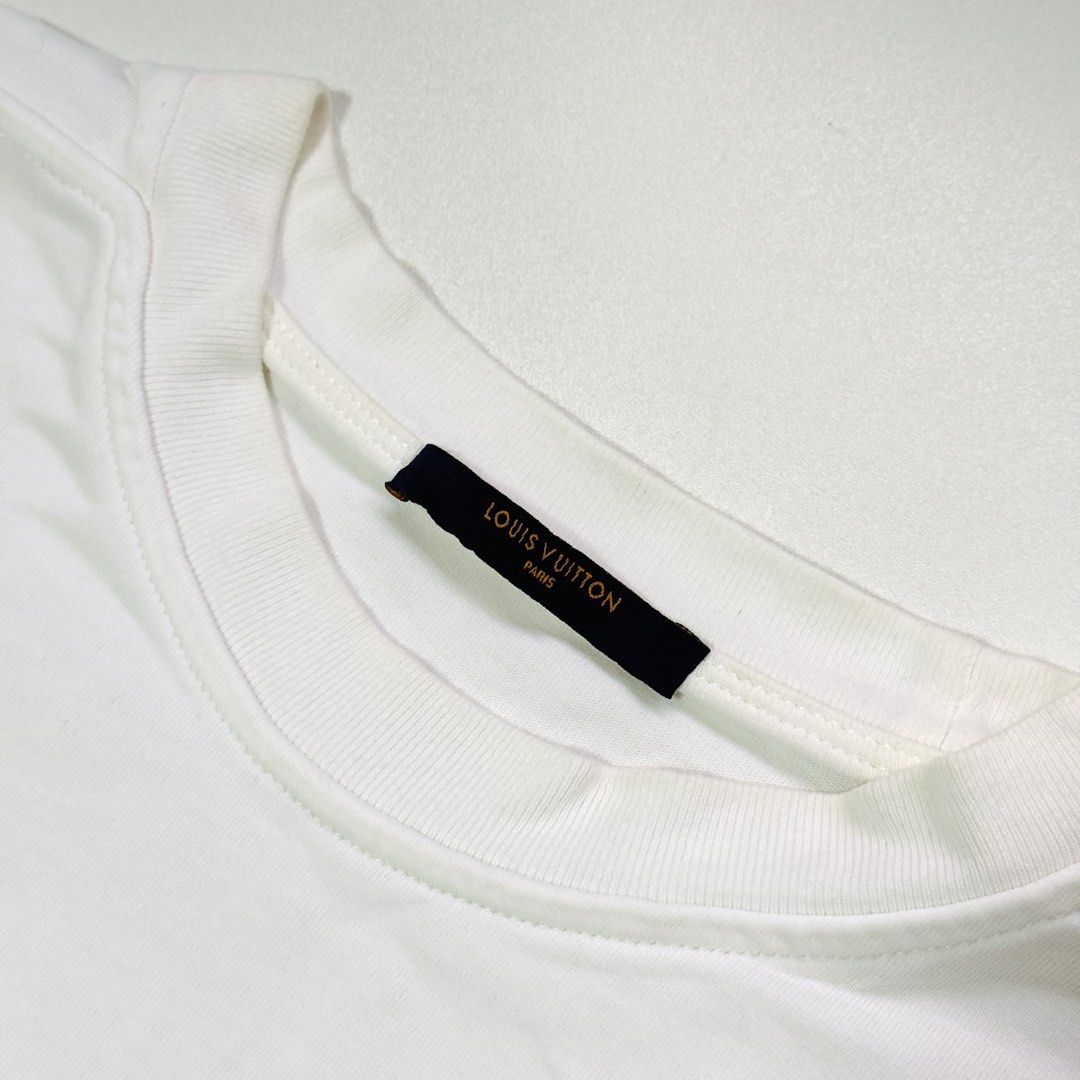 LOUIS VUITTON x NBA TSHIRT (Category: Tshirts & Polo Shirts ) located in Quezon City. Submitted by hervics (Listing ID 1466241239, Image 3). Description: LV x NBA Tshirt Needs cleaning Taehyung of BTS shirt in his live With minimal flaw RFS: Decluttering.