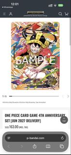 Luffy ST18-005 For Asia Only (Rare), Toys & Collectibles, Trading Cards ...