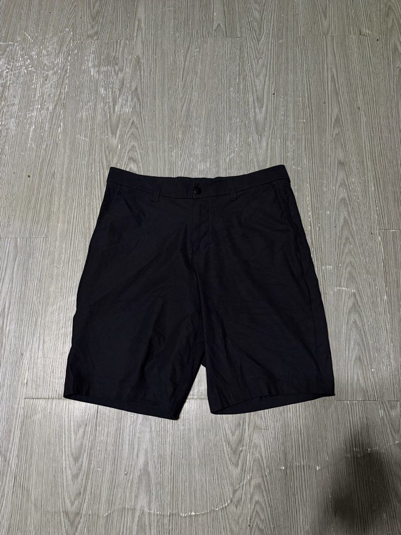 LULULEMON ABC GOLF SHORT BLACK (Category: Shorts) located in Manila. Submitted by triptothrift7 (Listing ID 1466294971, Image 2). Description: pm me for fast transaction! LULULEMON ABC GOLF SHORT BLACK for only 1500 dot size 32 on tag waistline 32 x 33 length 20 no issue excellent condition color rate 9/10 mode of payment gcash or bank transfer location Biñan laguna.