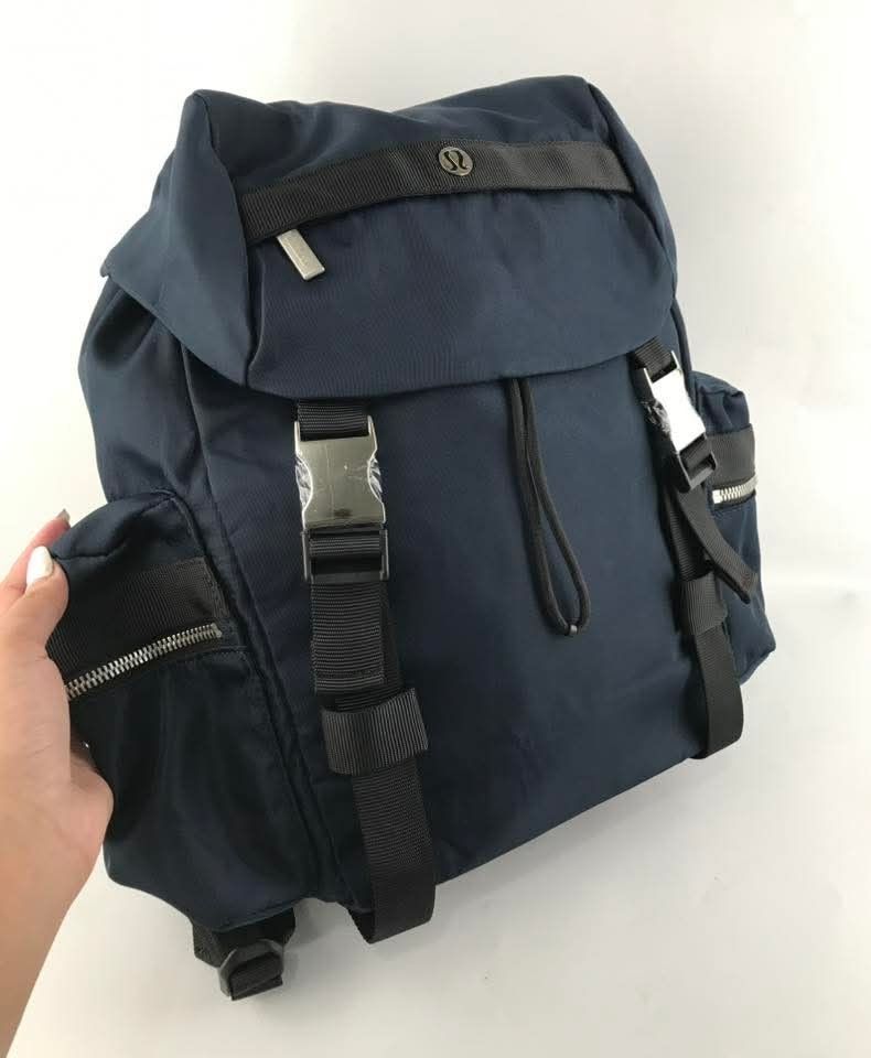 LuluLemon Wunderlust 14L Backpack (Category: Backpacks) located in Manila. Submitted by msddirectfactoryoutlet (Listing ID 1466302067, Image 3). Description: Dimensions: 25.5cm x 14cm x 35.5cm (10" x 5.5" x 14") Volume: 14L.