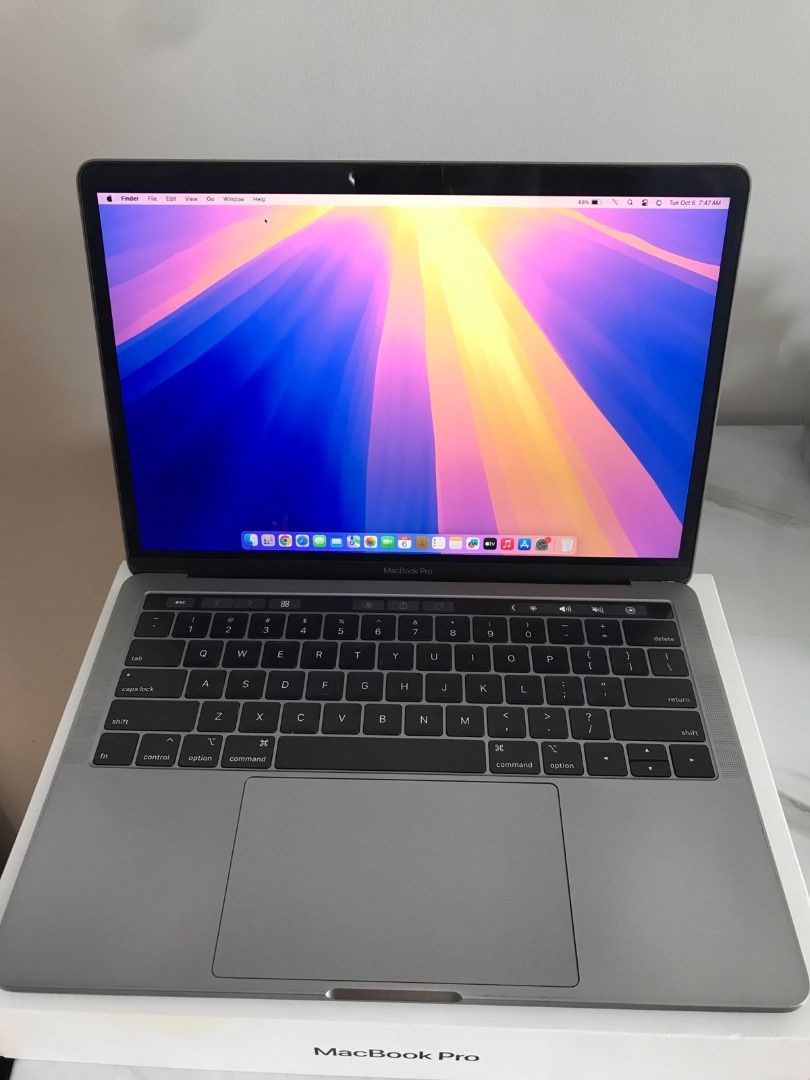 MacBook Pro 2019 Touch-Bar (Category: Laptops & Notebooks) located in Quezon City. Submitted by paulsonzainfo-22 (Listing ID 1466190099, Image 2). Description: ✅ Macbook Pro 2019 Touch-Bar ✅ 13-Inch ✅ Processor: Intel Quad-Core i5 ✅ RAM : 8 GB ✅ Storage: 128 GB ✅ macOS: Sequioa ✅ Battery Cycle: 215 Normal ✅ Display: 2560x1600 ✅ 100% All Good Condition ✅ NO ISSUES ✅ Freshly Reset -Ready for immediate use 🎁 With Original Charger 📍Quezon City .
