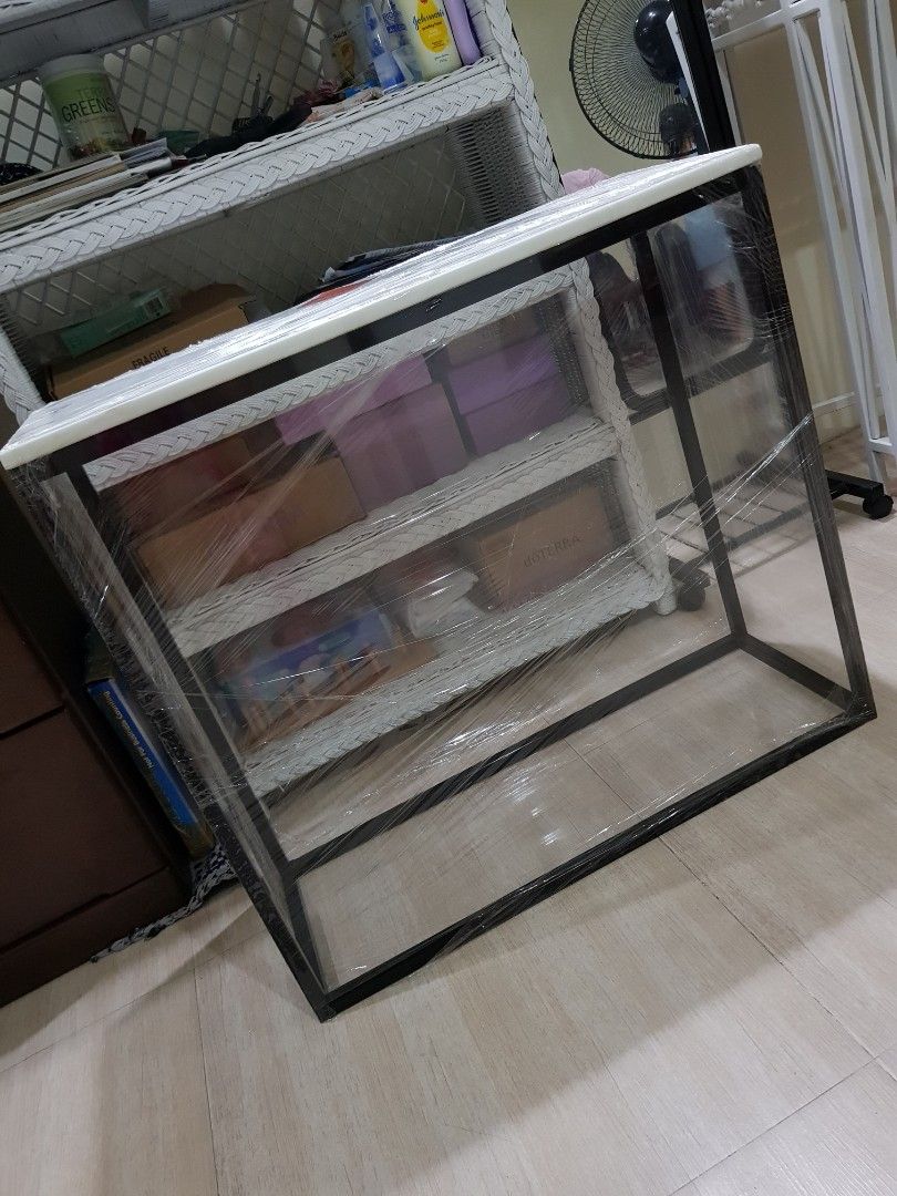 Marble Table with steel frame stand (Category: Shelves, Cabinets & Racks) located in Paranaque City. Submitted by nicessities (Listing ID 1466295987, Image 1). Description: - Material: Sturdy black metal frame with marble top - Condition now: Like new, needs cleaning and repainting of steel only -used as organ stand RFS: Migrating pick up from near Rogationist College Paranaque.
