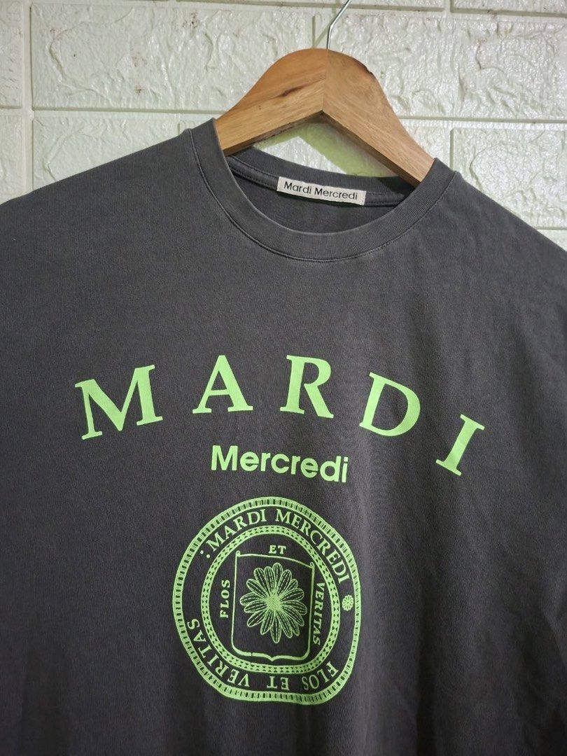 Mardi Mecredi Shirt (Category: Tshirts & Polo Shirts ) located in Bulacan. Submitted by bleue.finds (Listing ID 1466300775, Image 2). Description: Mardi Mecredi Shirt 20.5-21 - width 27 - length as new no issue good condition no other issues.