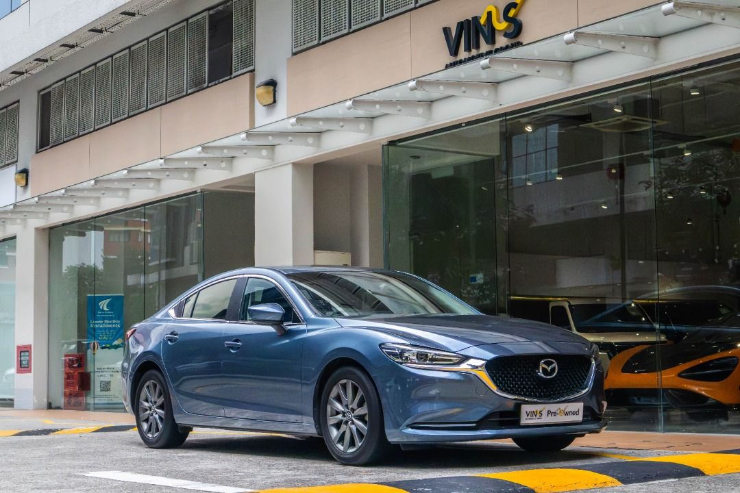 Mazda 6 2.0A Auto (Category: Used Cars) located in Singapore. Submitted by vinsautogroup (Listing ID 1466203818, Image 1). Description: Consignment Unit Vehicle Features: 2.0l SkyActiv-G engine with 6-speed auto, smooth and fuel-efficient drive, keyless entry/start, cruise control, premium comfort and handling. Accessories: Leather seats, reverse camera, parking sensors, Apple CarPlay/Android Auto, dashcam, solar film, LED headlights, multifuncti