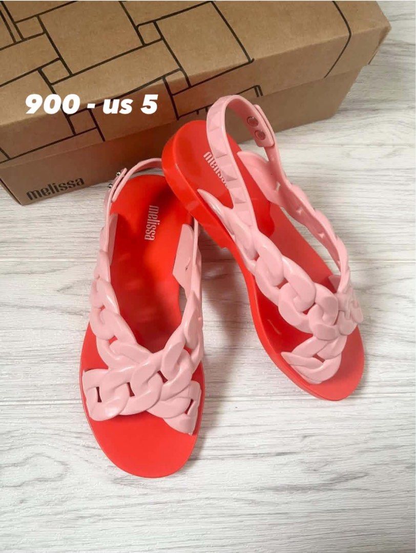 Melissa - all size US 5 (Category: Flats & Sandals) located in Cavite. Submitted by mainestreams (Listing ID 1466320421, Image 1). Description: ON HAND ! Payment first MELI$$A **Prices are posted on each picture. Brand new w box 100 % authentic / original No return / exchange Money back if proven fake DISCLAIMER We are not affiliated or partnered with any brands posted. Location: Bacoor, Cavite Shipping fee: 95 only.