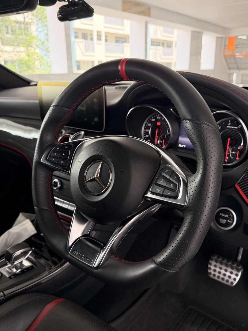 Mercedes-Benz A-Class A45 Auto (Category: Used Cars) located in Singapore. Submitted by xt.xt (Listing ID 1466157474, Image 2). Description: 2017 A45 (Facelifted) COE Expire Sep27 Stock 3 Owners Unit 110,000km Servicing done Inspection done Roadtax till Mar27 Apple Carplay BILSTEIN Coilovers No leak/weird noise View to believe! Fuss free driveaway High PARF Rebate .