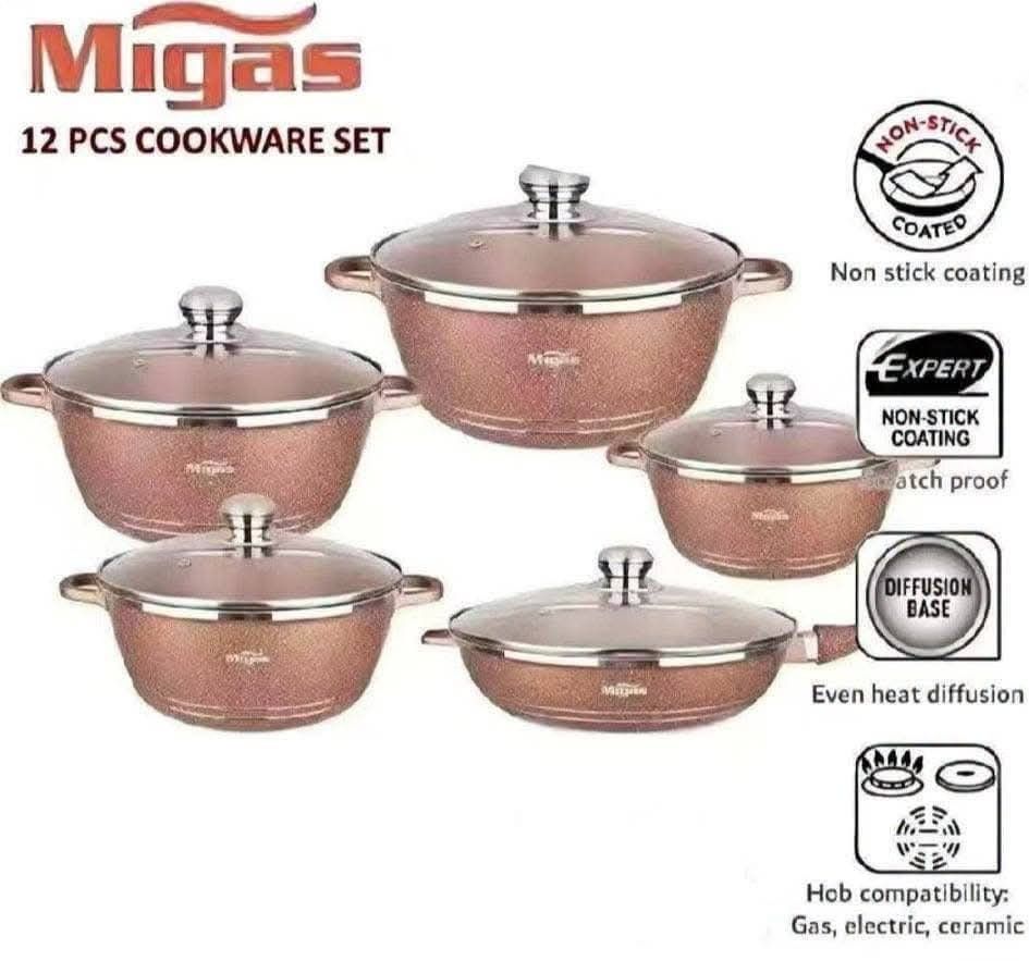 Migas 12pcs cookware set (Category: Announcements) located in Manila. Submitted by haideshop (Listing ID 1466164056, Image 1). Description: .