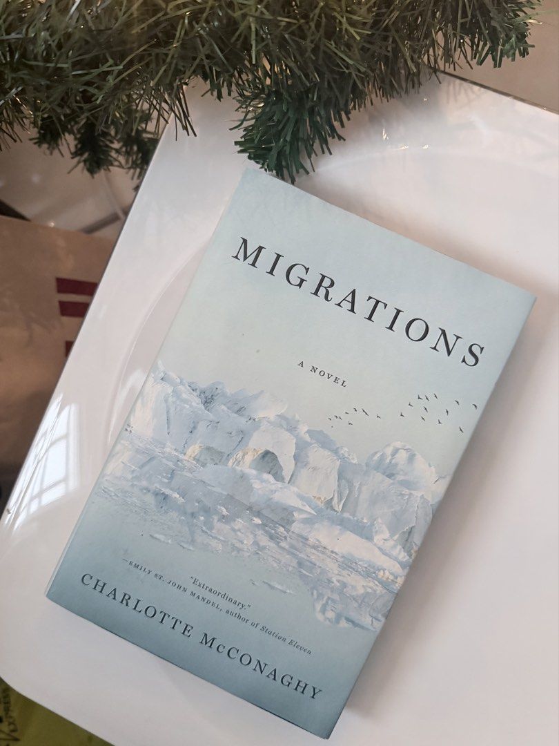 Migrations by Charlotte McConaghy Novel Paperback (Category: Storybooks) located in Rizal. Submitted by hulihelpsu (Listing ID 1466156212, Image 1). Description: - Title: Migrations by Charlotte McConaghy - Format: Softcover edition with icy blue glacier cover - Genre: Gripping fiction / Nature-themed story - Condition: Clean pages, solid spine, reads smoothly - Perfect for: Fiction readers and nature lovers Rfs: finished the book & need shelf sp