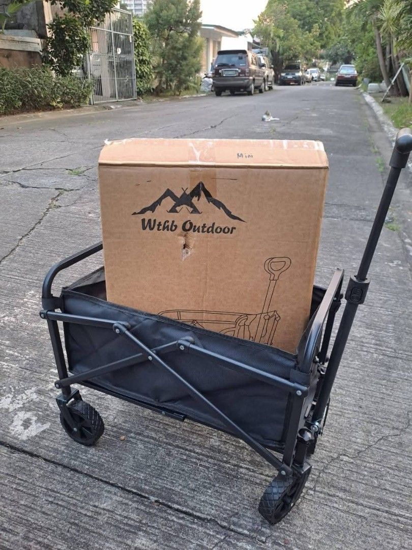 MINI FOLDING WAGON CART 🛒 (Category: Outdoor Furniture) located in Las Pinas. Submitted by schomeandoutdoorph (Listing ID 1466231995, Image 1). Description: Need a handy wagon for your everyday errands? This Mini Compact Wagon is perfect for you! 💯 ✅ Compact & Foldable Design ✅ Easy to Carry and Store ✅ Perfect for Shopping, Groceries & Outdoor Activities ✅ Convenient for Camping, Picnic & Family Outings ✅ Space-Saving and Easy to Use 💰 PRICE: