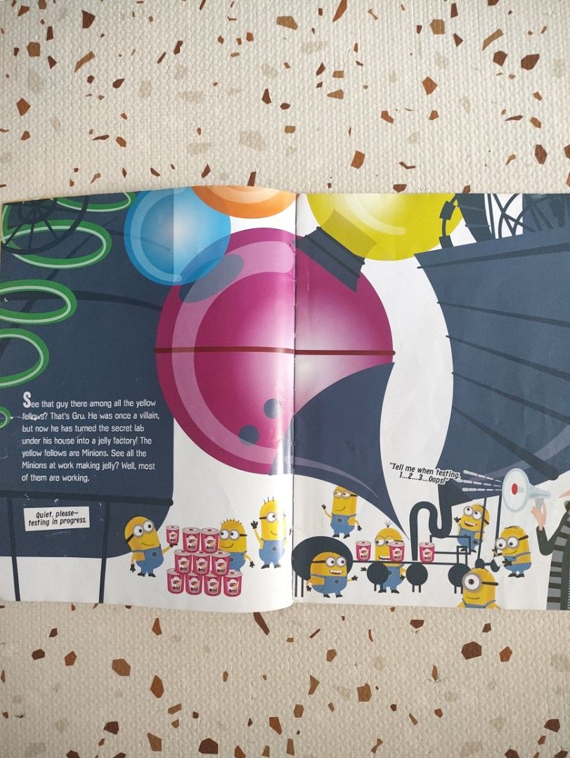 Minions 2 Book (Category: Children's Books) located in Taguig. Submitted by cleanupmomma (Listing ID 1466233412, Image 2). Description: Please take time to read ❤️ Paperback complete pages small tear front page wyiwyg.