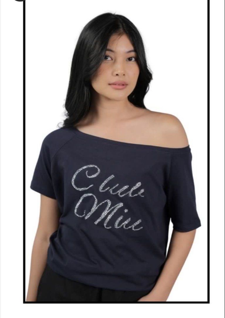 Miu The Label Bling Tee (Category: Shirts) located in Legazpi City. Submitted by chindecluttrs (Listing ID 1466198047, Image 2). Description: brand new.