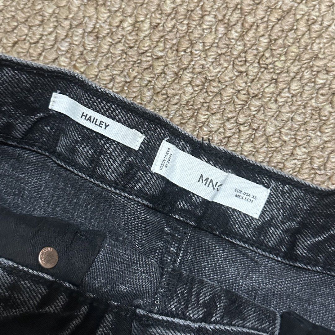 MNG Mango Black Denim Skirt (Category: Skirts) located in Marikina City. Submitted by __iluvjk (Listing ID 1466299220, Image 3). Description: Mango sizing runs a bit big RFS: Decluttering SF c/o buyer.