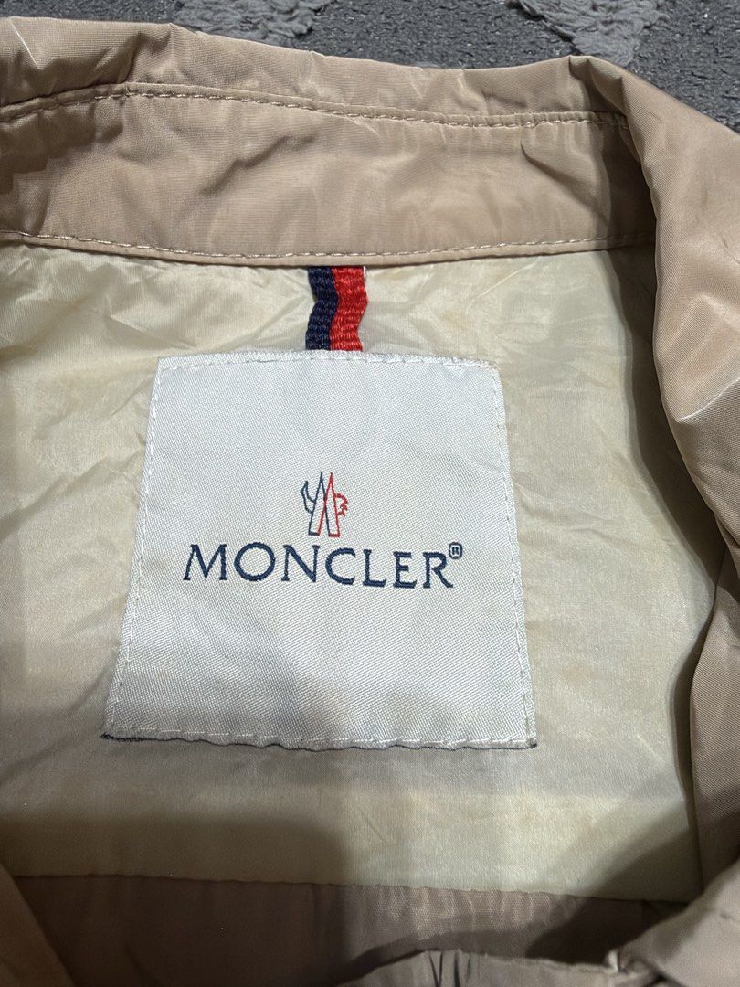 Moncler - Khaki Jacket (Category: Coats, Jackets and Outerwear) located in Cavite. Submitted by commoncourtesy (Listing ID 1466234640, Image 2). Description: Size 2 fits medium.