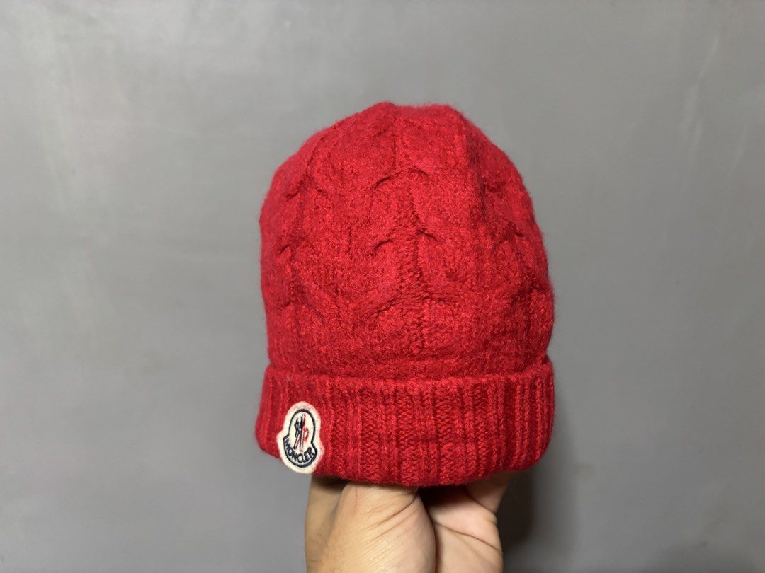 Moncler enfant cable knit beanie (Category: Babies & Kids Fashion) located in Cagayan de Oro. Submitted by kirkwax_4 (Listing ID 1466178188, Image 2). Description: Moncler enfant cable knit beanie 3-9months approx. Xcellent-like new No issue Ganda neto 1.1k.
