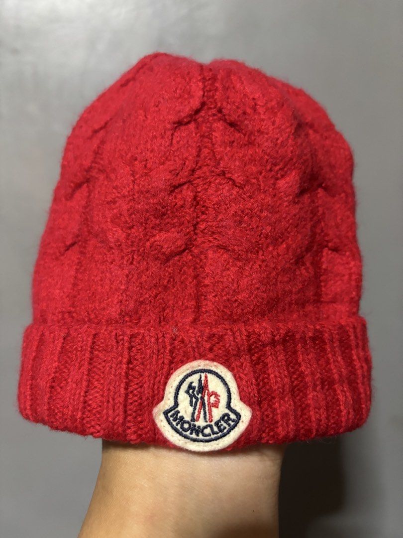 Moncler enfant cable knit beanie (Category: Babies & Kids Fashion) located in Cagayan de Oro. Submitted by kirkwax_4 (Listing ID 1466178188, Image 3). Description: Moncler enfant cable knit beanie 3-9months approx. Xcellent-like new No issue Ganda neto 1.1k.