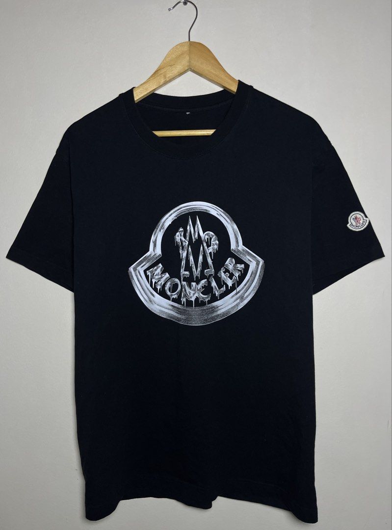 MONCLER ICED LOGO TEE (Category: Tshirts & Polo Shirts ) located in Marikina City. Submitted by chasecollectives (Listing ID 1466306795, Image 1). Description: BRAND : MONCLER ICED LOGO TEE EXCELLENT CONDITION SIZE : LARGE WIDTH - 22 LENGTH - 28 NO ISSUE PO SA PHYSICAL CONDITION CUT TAGS lang po talaga.
