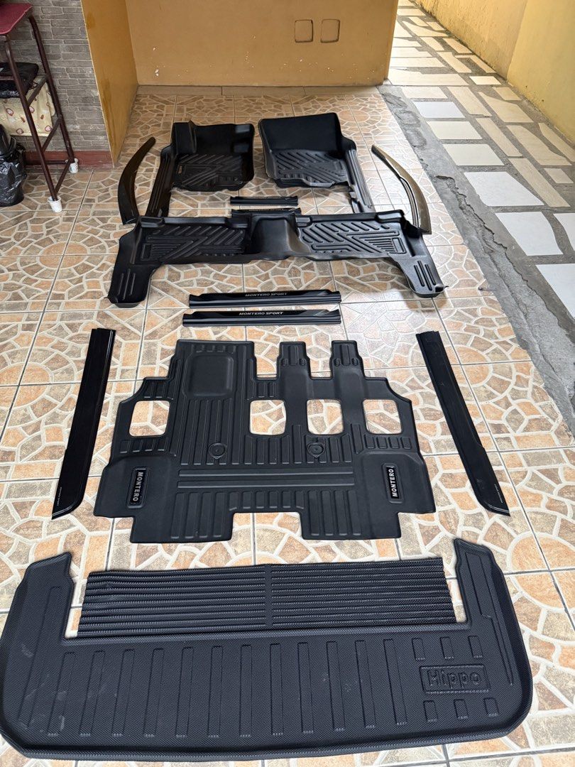 Montero 2026 complete set mattings (Category: Other Automotive Parts and Accessories) located in Las Pinas. Submitted by g.alda (Listing ID 1466206328, Image 1). Description: Almost new complete set mattings for Montero 2026 .