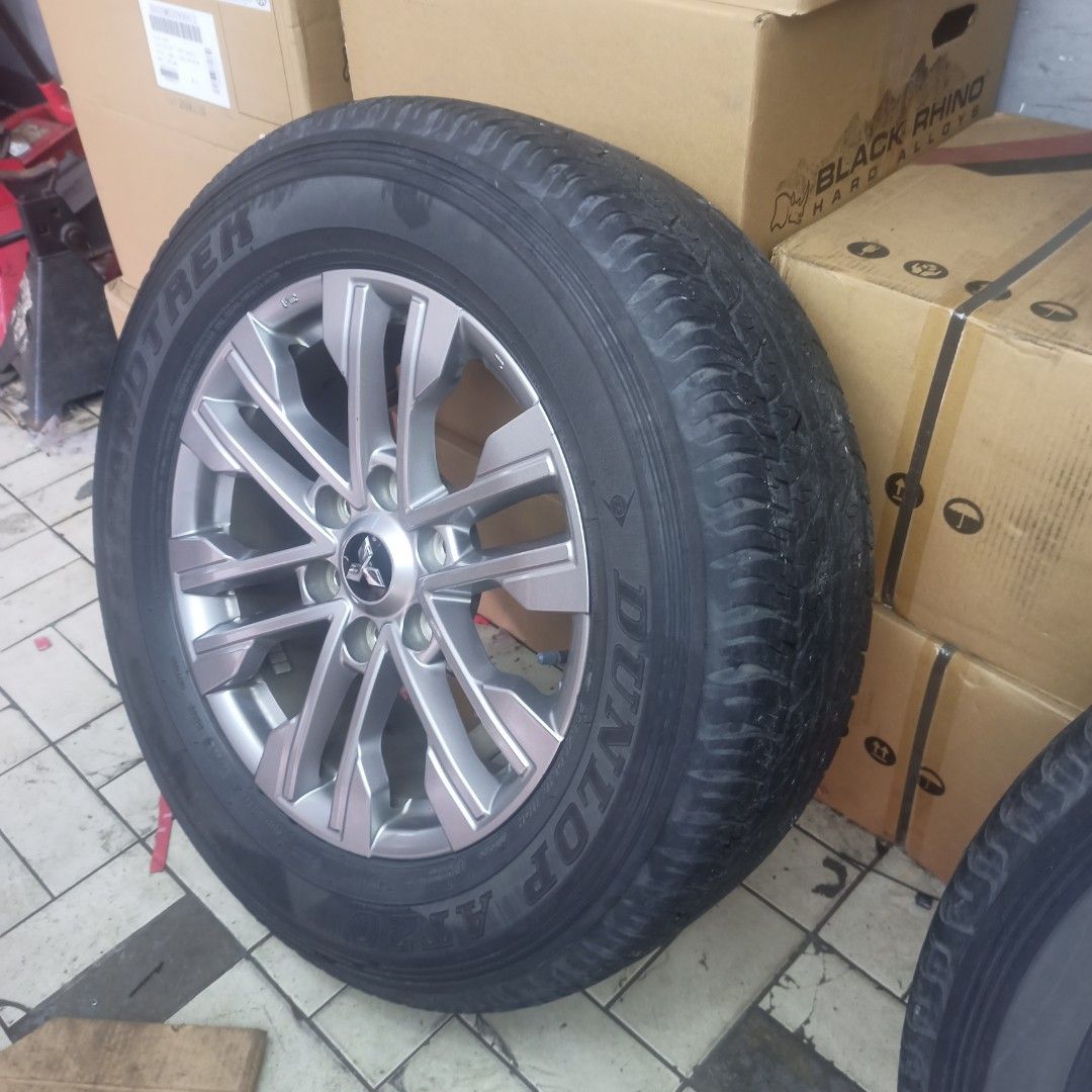Montero mags and tires (Category: Mags and Tires) located in Paranaque City. Submitted by jzet23 (Listing ID 1466202252, Image 1). Description: Used mags and tires,of Mitsubishi Montero Rfs: upgrade .
