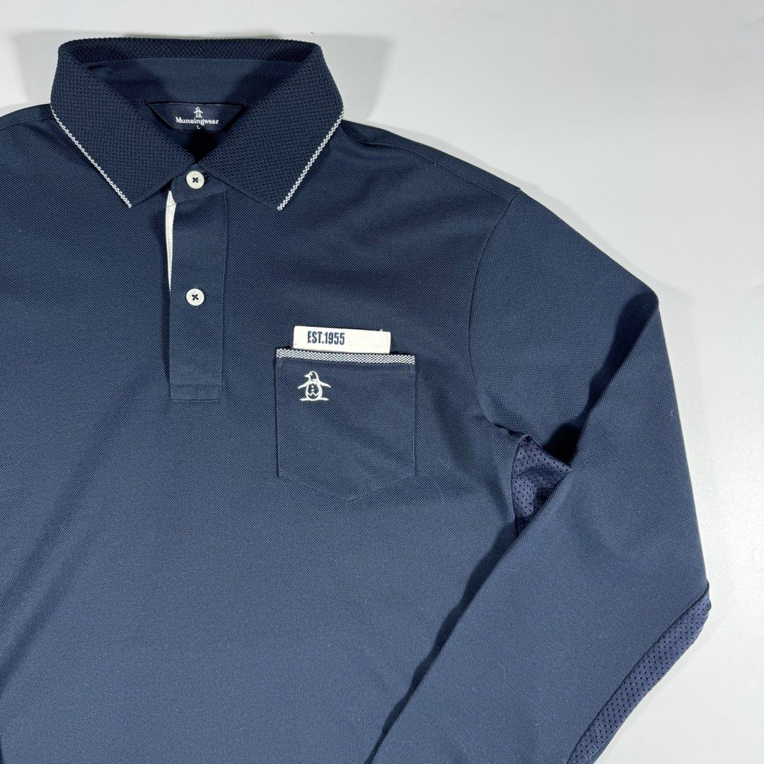 Munsingwear Golf Polo L/S (Category: Formal Shirts) located in Calamba. Submitted by secondsite.ph (Listing ID 1466335013, Image 2). Description: Munsingwear Golf Polo L/S Size: Large Length: 28" Width: 20" Condition: 10/10 like new Flaw/s: None ₱980 .