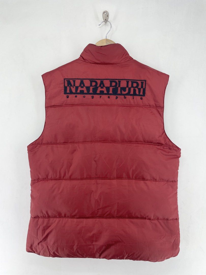 Napapijri Expedition Experience Reversible Puffer Vest (Category: Vests) located in Mandaluyong City. Submitted by armrhts (Listing ID 1466303218, Image 2). Description: Size: Large Dimensions(inches) •Width: 22" •Length: 27" .
