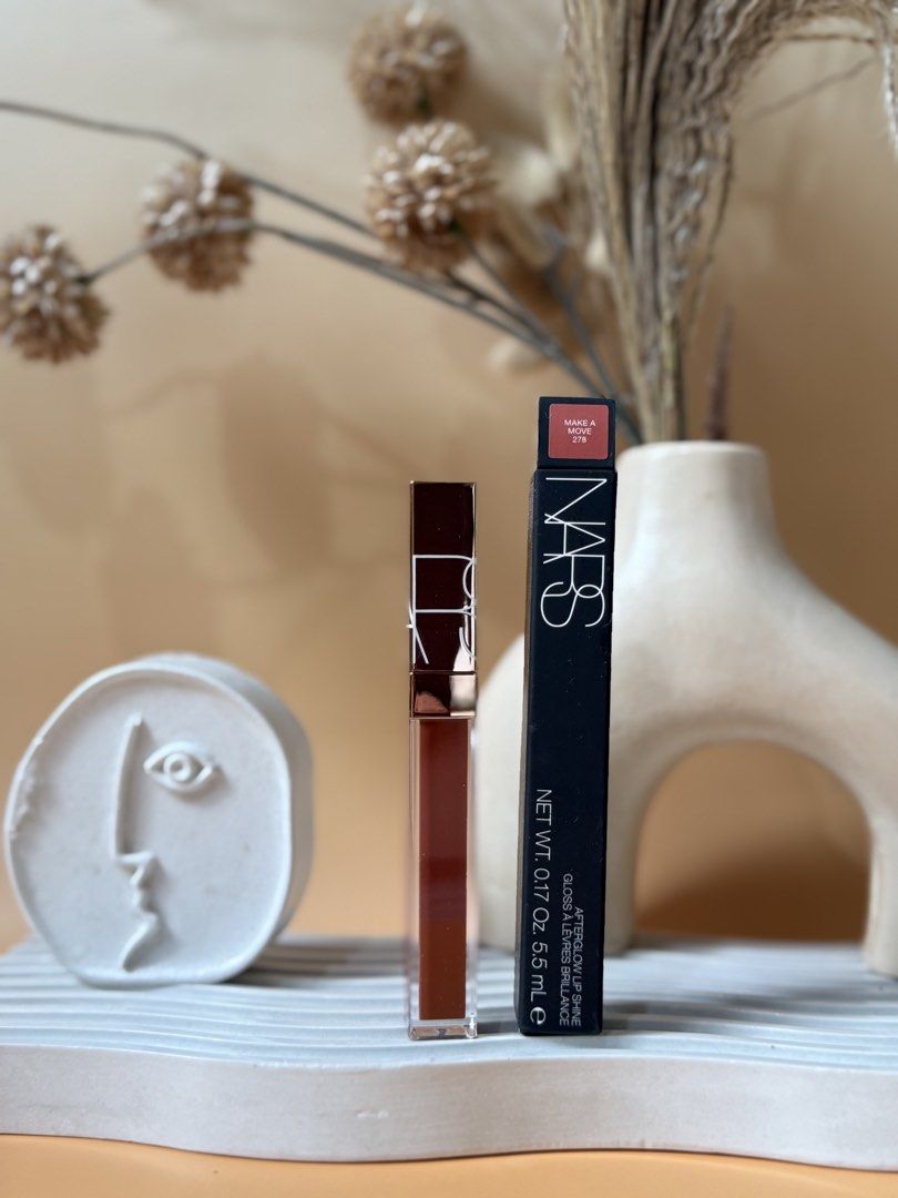 Nars Afterglow Lip Shine in Make A Move (Category: Makeup) located in Taytay. Submitted by betterthanbare (Listing ID 1466298664, Image 1). Description: ❗️PAKIBASA BAGO MAG MINE PLS❗️ ✅ STRICTLY 1-2 DAYS RESERVATION ONLY ✅all prices are firm. Low ballers will not be entertained ✅all items are on hand and 100% guranteed authentic WHEN IN DOUBT DONT BUY ✅bawal sa super selan! Some boxes are deformed IF MAARTE SA MALL BUMILI :) ✅strictly no rush shi