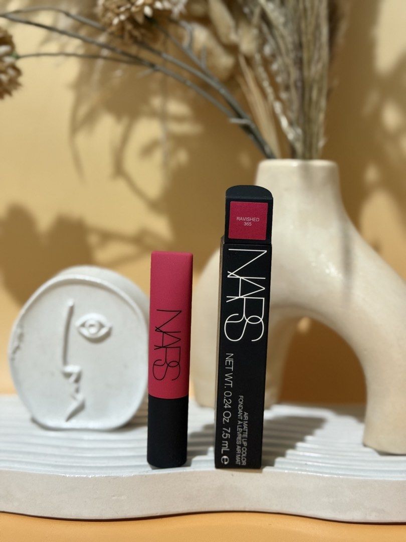 Nars AirMatte Lip Color in Ravished (Category: Makeup) located in Taytay. Submitted by betterthanbare (Listing ID 1466299967, Image 1). Description: ❗️PAKIBASA BAGO MAG MINE PLS❗️ ✅ STRICTLY 1-2 DAYS RESERVATION ONLY ✅all prices are firm. Low ballers will not be entertained ✅all items are on hand and 100% guranteed authentic WHEN IN DOUBT DONT BUY ✅bawal sa super selan! Some boxes are deformed IF MAARTE SA MALL BUMILI :) ✅strictly no rush shippin