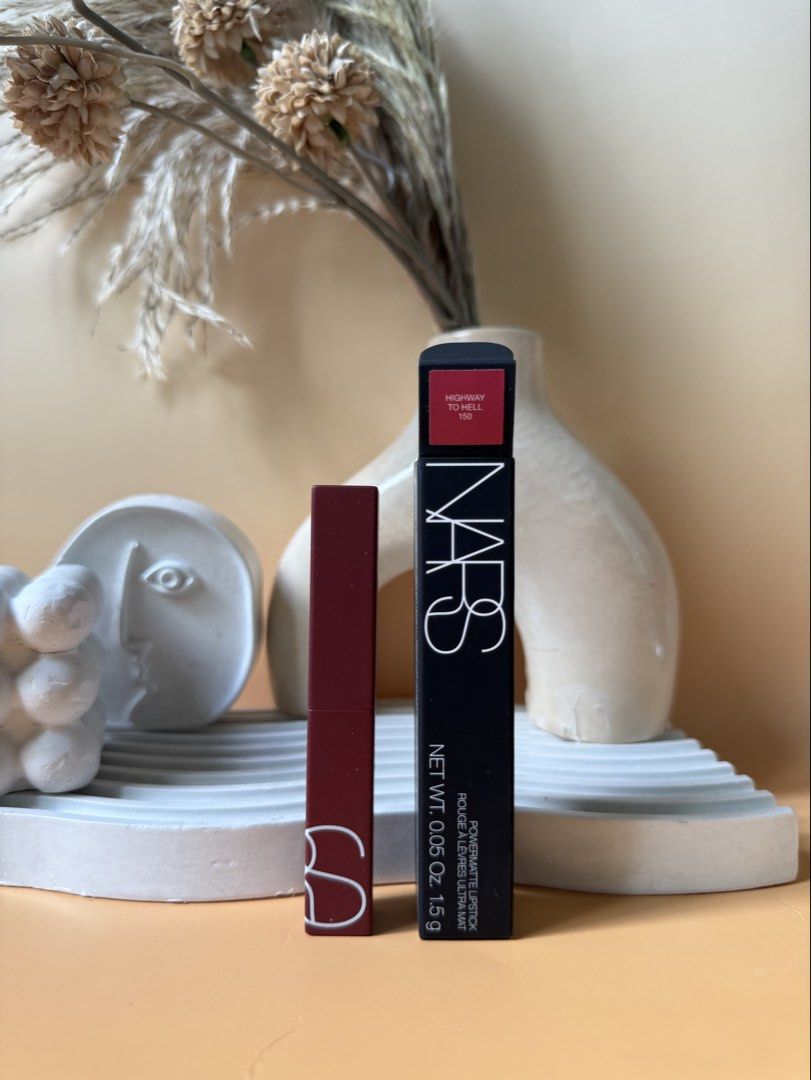 Nars Powermatte Lipstick in Highway to Hell (Category: Makeup) located in Taytay. Submitted by betterthanbare (Listing ID 1466296812, Image 1). Description: ❗️PAKIBASA BAGO MAG MINE PLS❗️ ✅ STRICTLY 1-2 DAYS RESERVATION ONLY ✅all prices are firm. Low ballers will not be entertained ✅all items are on hand and 100% guranteed authentic WHEN IN DOUBT DONT BUY ✅bawal sa super selan! Some boxes are deformed IF MAARTE SA MALL BUMILI :) ✅strictly no rush