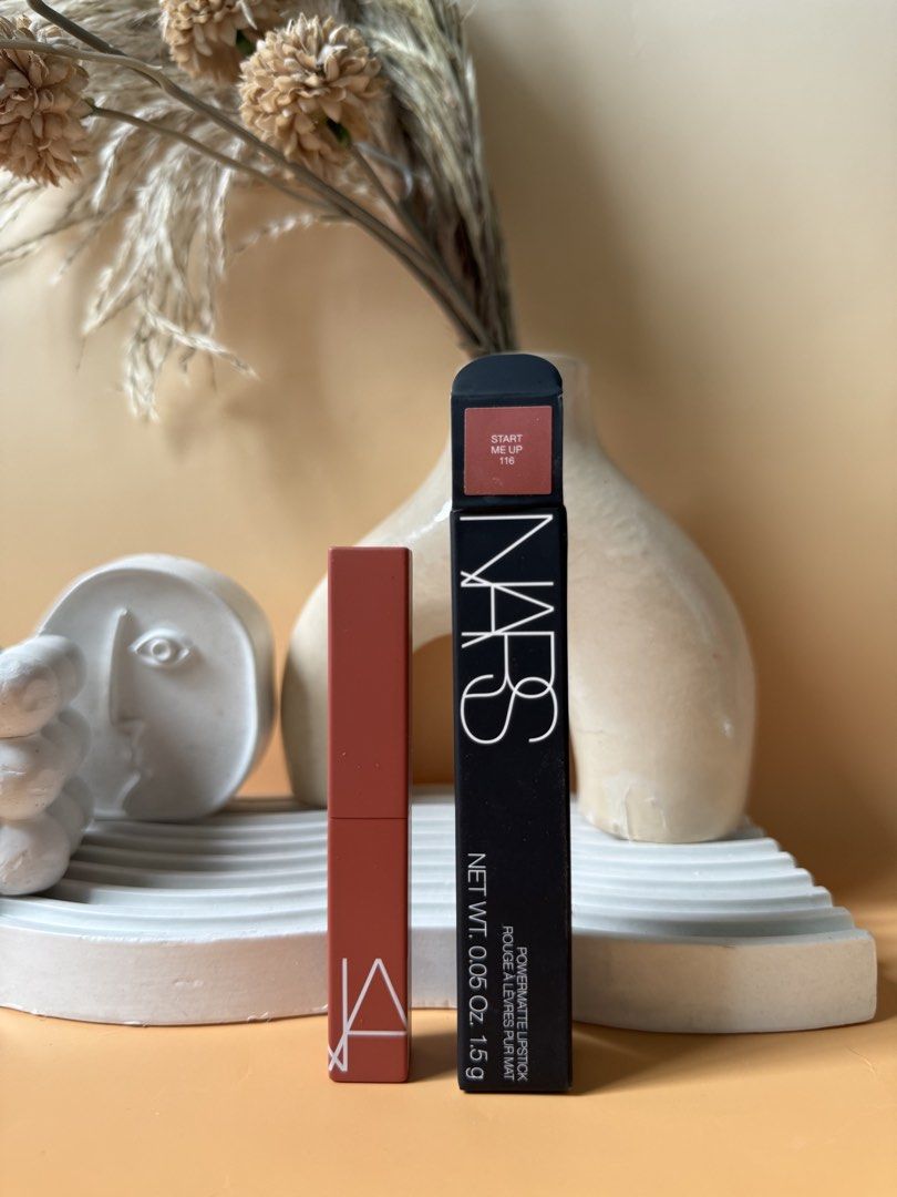 Nars Powermatte Lipstick in Start Me Up (Category: Makeup) located in Taytay. Submitted by betterthanbare (Listing ID 1466296458, Image 1). Description: ❗️PAKIBASA BAGO MAG MINE PLS❗️ ✅ STRICTLY 1-2 DAYS RESERVATION ONLY ✅all prices are firm. Low ballers will not be entertained ✅all items are on hand and 100% guranteed authentic WHEN IN DOUBT DONT BUY ✅bawal sa super selan! Some boxes are deformed IF MAARTE SA MALL BUMILI :) ✅strictly no rush shi