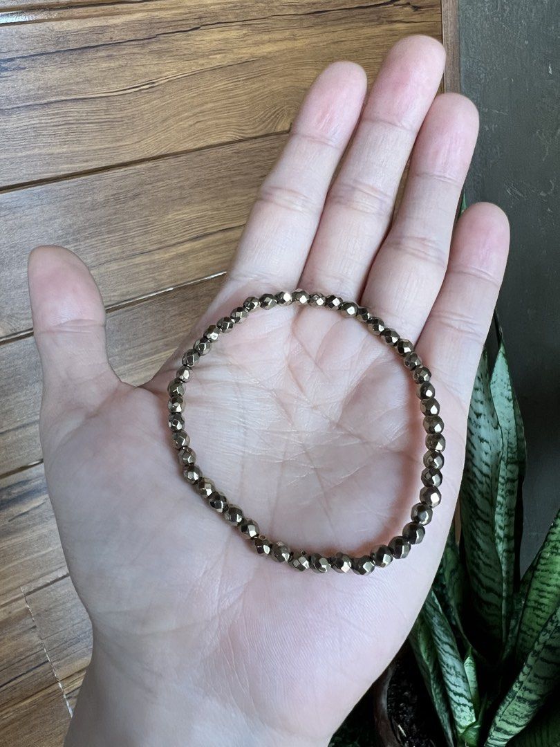 Natural Pyrite Gemstone Crystal Bracelet (Category: Other Accessories) located in Imus. Submitted by vdc.apparel (Listing ID 1466267906, Image 2). Description: .