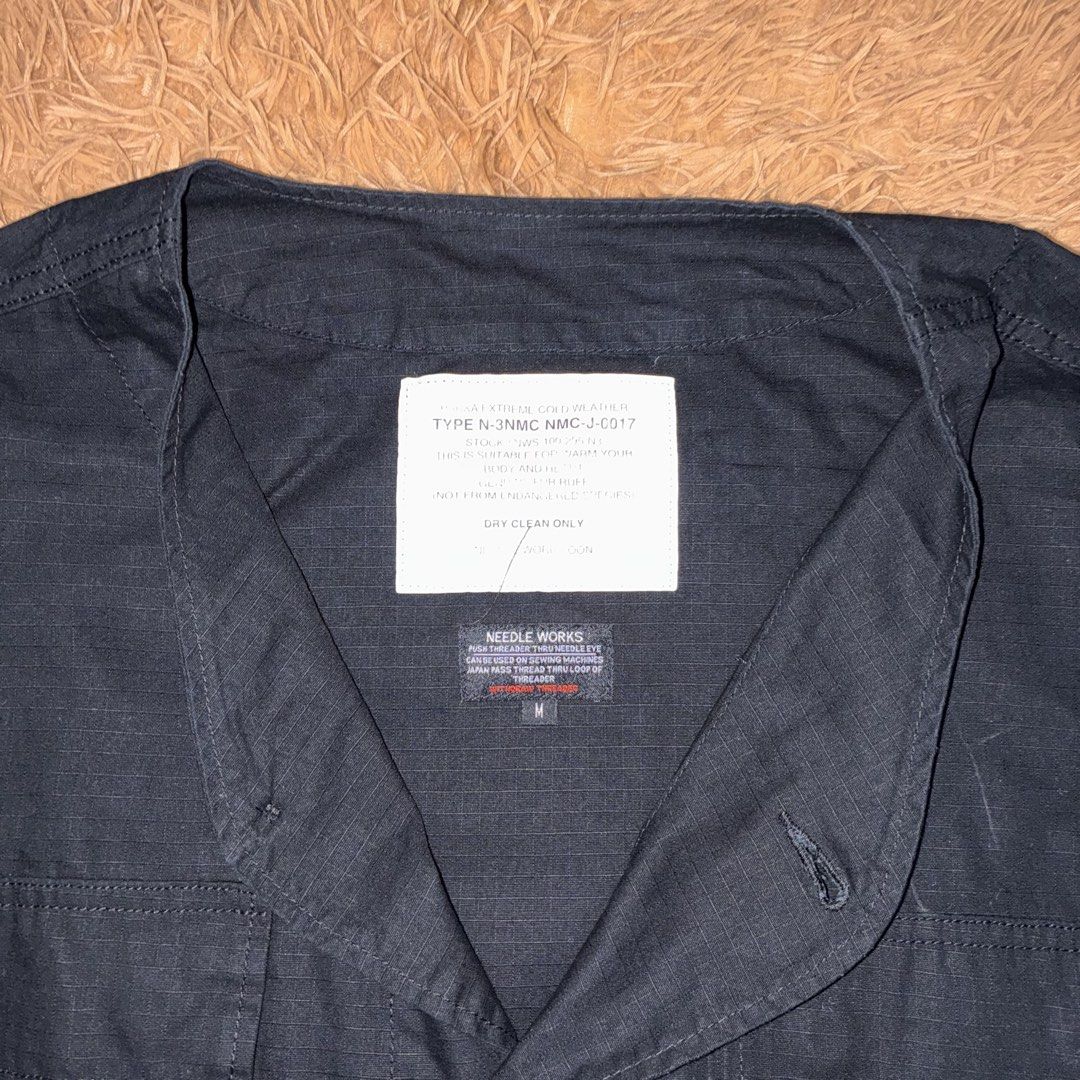 Needle Work Japan Multi Pocket Shirt (Category: Coats, Jackets and Outerwear) located in Nabua. Submitted by elevadoray (Listing ID 1466303010, Image 3). Description: Needle Work Japan Multi Pocket Shirt Medium (24.5 x 29 Inches) Excellent Condition (10/10) P500 Other Detail: -4 Front Pocket -Adjustable Waistline.