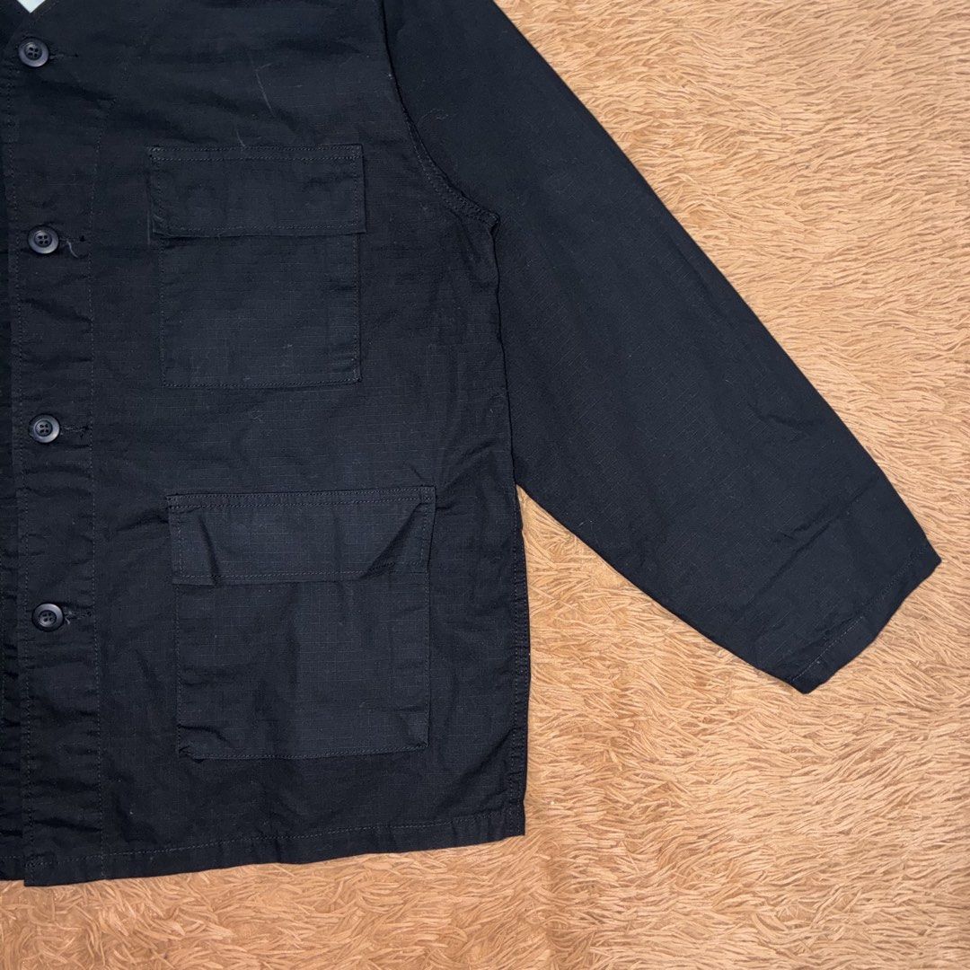 Needle Work Japan Multi Pocket Shirt (Category: Coats, Jackets and Outerwear) located in Nabua. Submitted by elevadoray (Listing ID 1466303010, Image 2). Description: Needle Work Japan Multi Pocket Shirt Medium (24.5 x 29 Inches) Excellent Condition (10/10) P500 Other Detail: -4 Front Pocket -Adjustable Waistline.