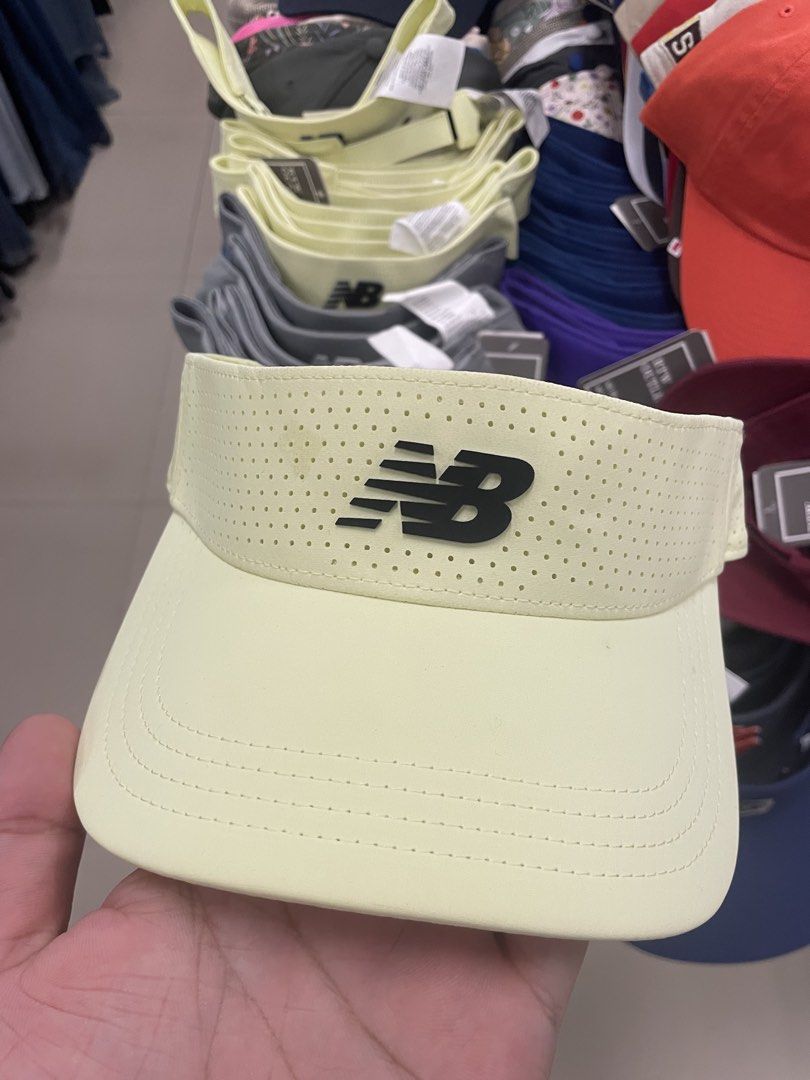 New Balance Visor Hat (Category: Caps & Hats) located in Caloocan City. Submitted by miguellubag-26812 (Listing ID 1466249496, Image 3). Description: Colors: White, Green, Gray or Black - Brand: New Balance - Lightweight and sweat-wicking fabric for maximum comfort - Bold embroidered logo on the front panel - Adjustable strap closure for a secure, custom fit - Ideal for running, tennis, workouts, and outdoor activities.
