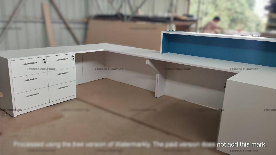new counter table desk office partition customized laminated finish (Category: Office Furniture & Fixtures) located in Caloocan City. Submitted by sandy.furniture (Listing ID 1466227744, Image 3). Description: 👉Are you looking for WORKSTATION, MODULAR CUBICLES OFFICE PARTITION, and OFFICE FURNITURE SUPPLIER? LTSDECO Furniture, is direct supplier, manufacturer, and trusted provider of high quality, affordable and durable modular office divider pa