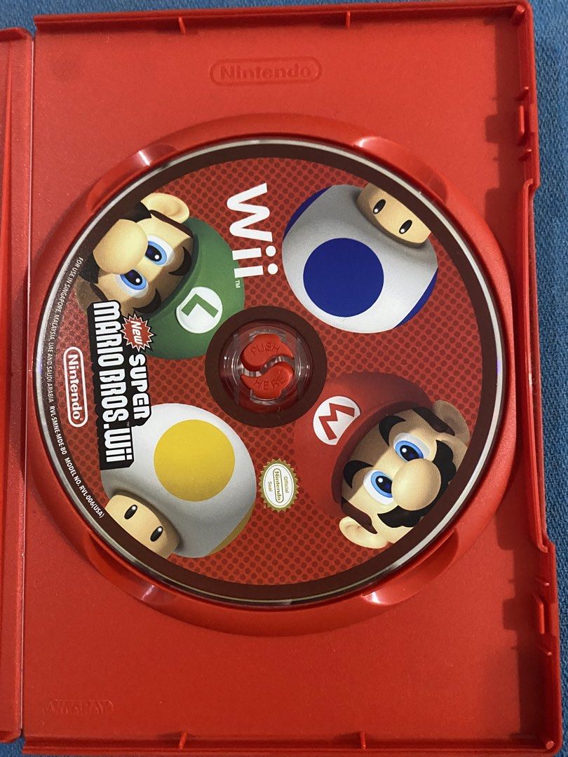 New Super Mario Bros. Wii Game (Category: Nintendo) located in Imus. Submitted by just.randoms (Listing ID 1466312916, Image 2). Description: - Game: New Super Mario Bros. Wii (Original) - Includes: Game disc, case, and instruction manual - Condition: Clean disc surface, tested and working perfectly - Features: Classic multiplayer platformer for Mario, Luigi, and Toads - Perfect for: Fun game nights with family and friends - Untested.