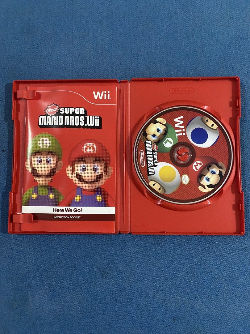 New Super Mario Bros. Wii Game (Category: Nintendo) located in Imus. Submitted by just.randoms (Listing ID 1466312916, Image 3). Description: - Game: New Super Mario Bros. Wii (Original) - Includes: Game disc, case, and instruction manual - Condition: Clean disc surface, tested and working perfectly - Features: Classic multiplayer platformer for Mario, Luigi, and Toads - Perfect for: Fun game nights with family and friends - Untested.