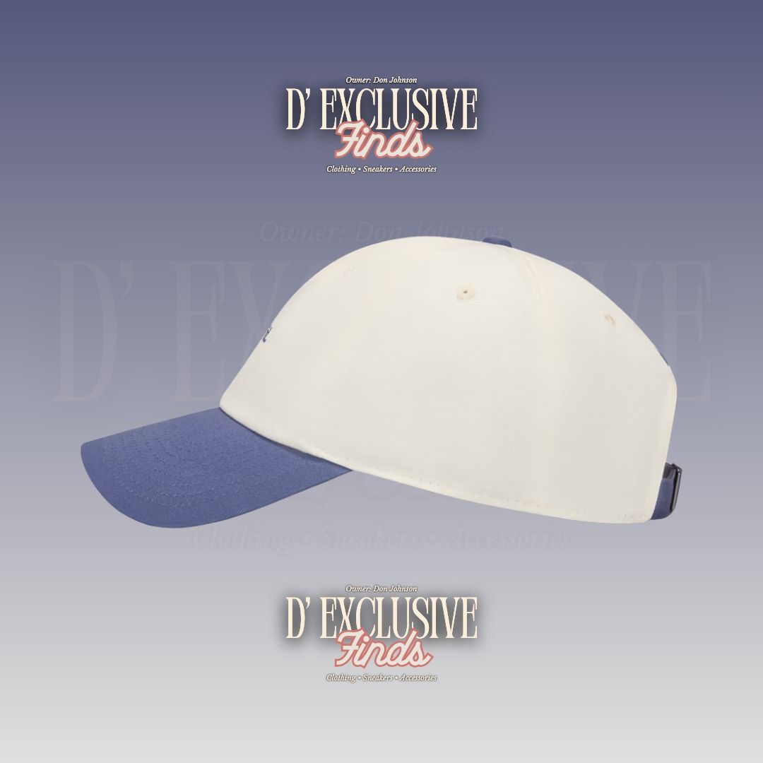 Nike Club Unstructured JDI Cap "Sail Diffused Blue" Size: M/L (Category: Caps & Hats) located in Quezon City. Submitted by _dnjhnsn (Listing ID 1466270989, Image 2). Description: ❗ FOR SALE❗❗ON-HAND❗ ✅₱900 only + Delivery fee✅ ❌₱1,045 Retail Price❌ Nike Club Unstructured JDI Cap Size: M/L only Color: Sail/Diffused Blue/Diffused Blue Style: FB5370-139 Stock: Last 1 only Product Details: - Embroidered "Just Do It." on the crown - Embroidered Futura