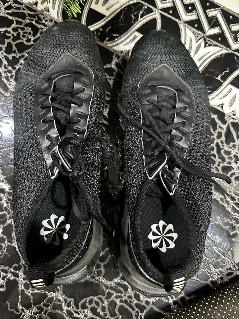 Nike Flyknit (Category: Casual Shoes) located in Quezon City. Submitted by nhamaq (Listing ID 1466281593, Image 3). Description: 👟 FOR SALE: Nike Flyknit Running Shoes – Black Pre-loved Nike Flyknit running/training shoes in classic all-black. Lightweight and breathable knit upper with comfortable cushioning—great for running, walking, gym, travel, or everyday wear. Size: US 10 / UK 9 / EUR 44 / 28 cm Color: Black Style Code: FD2764-001 Conditio