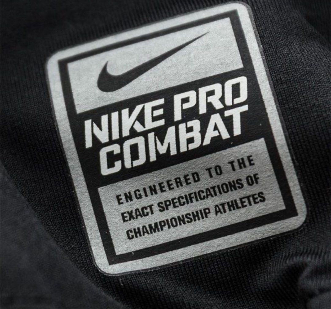 Nike Pro Combat Dri-Fit Compression Shirt (Category: Activewear) located in Cavite. Submitted by jamstore89 (Listing ID 1466200391, Image 3). Description: - Brand: Nike Pro Combat Dimes: 22x29” P600 Paranaque - Item: Long-sleeve compression shirt - Color: Black with gray mesh side panels - Size: L (Best for chest 105cm, height 175-185cm) - Material: 88% Polyester, 12% Spandex - Technology: Dri-Fit fabric for sweat-wicking and comfort - Ideal for: