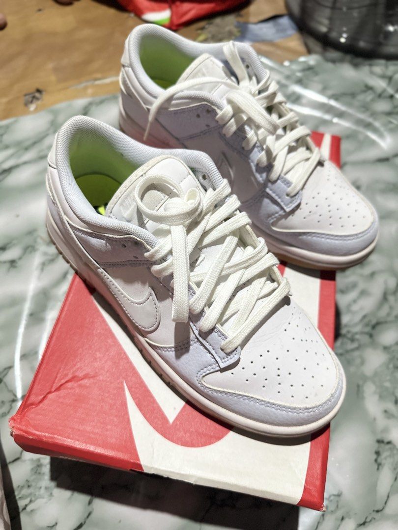 NIKE SHOES (Category: Sneakers) located in Manila. Submitted by rashmae_jean (Listing ID 1466165272, Image 3). Description: FOR SALE: NIKE DUNK LOW PRM NN – WHITE/FOOTBALL GREY 🤍 Authentic Nike - bought directly from Nike Store ✨ Condition: One time used only ✨ Very good condition / well-kept ✨ Complete with original Nike box ✨ White/Football Grey colorway ✨ Clean and presentable ✨ No major damage or visible defects sa photos ✨ Perfect for casua
