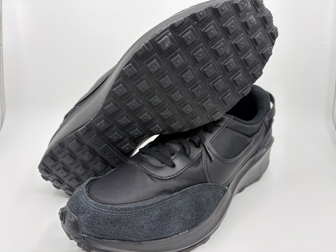 Nike Waffle Debut Black DH9522-002 (Category: Sneakers) located in Manila. Submitted by rob.fesalbon (Listing ID 1466250276, Image 1). Description: - Brand: Nike Waffle Debut - Color: All-Black - Size: Men's US 11 / UK 10 / EUR 45 / CM 29 - Condition: Brand new, unworn, fresh out of the box - Inclusions: Original Nike shoebox included - Features: Nylon and suede upper, iconic waffle rubber outsole for solid grip and retro styling - Ideal for: Eve