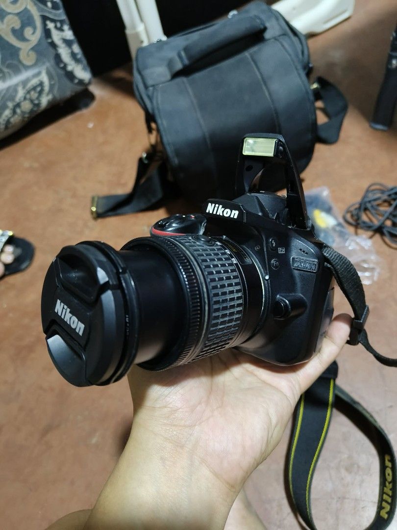 Nikon d3400 with 18-55mm Lens (Category: Cameras) located in Caloocan City. Submitted by mr.carlo_dslr_laptop (Listing ID 1466207162, Image 1). Description: Nikon D3400 Wifi DSLR Camera Sale as SET 24megapixel Cash on delivery 👍24megapixel 👍 Full HD video 👍 No Hidden defects 👍 Autofocus Working 👍Flash working 🥰Price is 15,000 Cash ❤️ 15,000 Pesos 📸Complete set with - Camera Bag Sd card Nikon Strap Nikon charger Nikon battery Nikon Lens cap