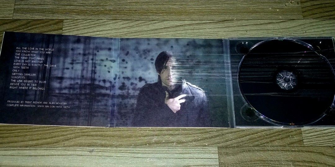 NINE INCH NAILS - WITH TEETH CD (Category: CDs & DVDs) located in Talavera. Submitted by thalifan46 (Listing ID 1466323607, Image 2). Description: NINE INCH NAILS - WITH TEETH CD NOTE : WAG NA LANG MAG MESSAGE KUNG HINDI NAMAN INTERESADO SA ITEM AT HANAP LANG AY KAKWENTUHAN.. WHAT YOU SEE IS WHAT YOU GET 100% ORIGINAL AUTHENTIC.. MOP : GCASH OR PALAWAN.. COURIER :LBC, JRS, J&T.. STRICTLY NO COD‼️.
