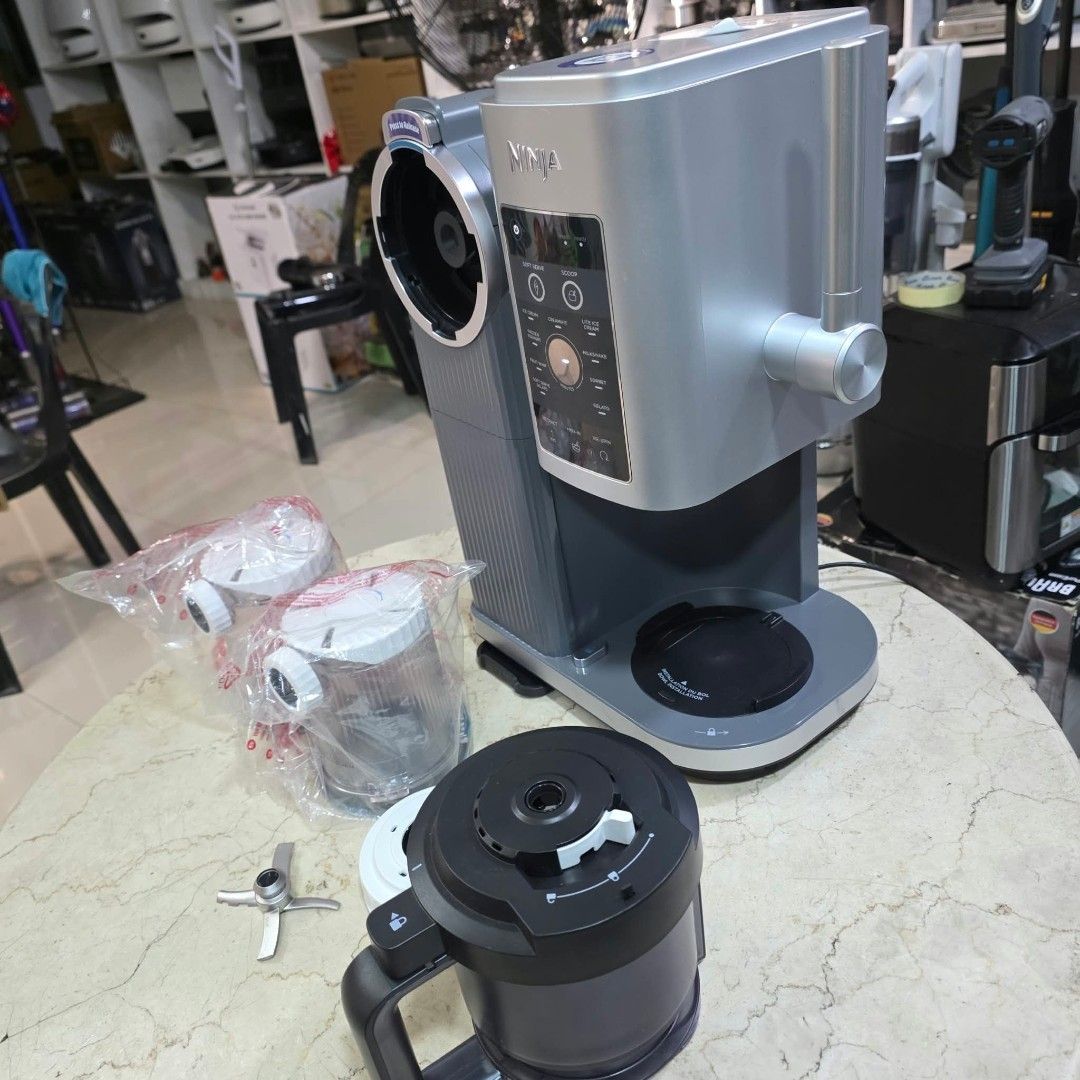 NINJA SWIRL (Category: Ice-cream Makers) located in Bulacan. Submitted by iamvanillapeach (Listing ID 1466277781, Image 3). Description: Ninja Creami swirl icecream & frozen treat maker. Used /good working condition/some scratch only..