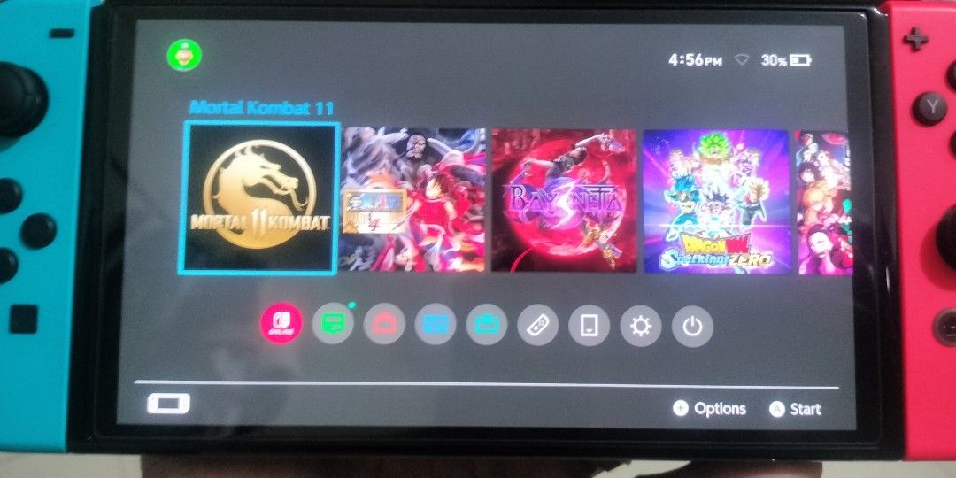 Nintendo switch Oled (Category: Nintendo) located in Manila. Submitted by youngfire_a83b3d (Listing ID 1466239472, Image 1). Description: FS Nintendo Switch Oled "Jailbreak"with complete package and box 125gb SD card isasama kona din ung monitor sa package para kapag gusto mo sa malaking monitor maglaro with 9games Mortal Combat 11 One Piece 4 Bayonetta 3 Dragon Ball sparkling zero Demon slayer the hinokami chronicles Assassin's Creed the rebel c