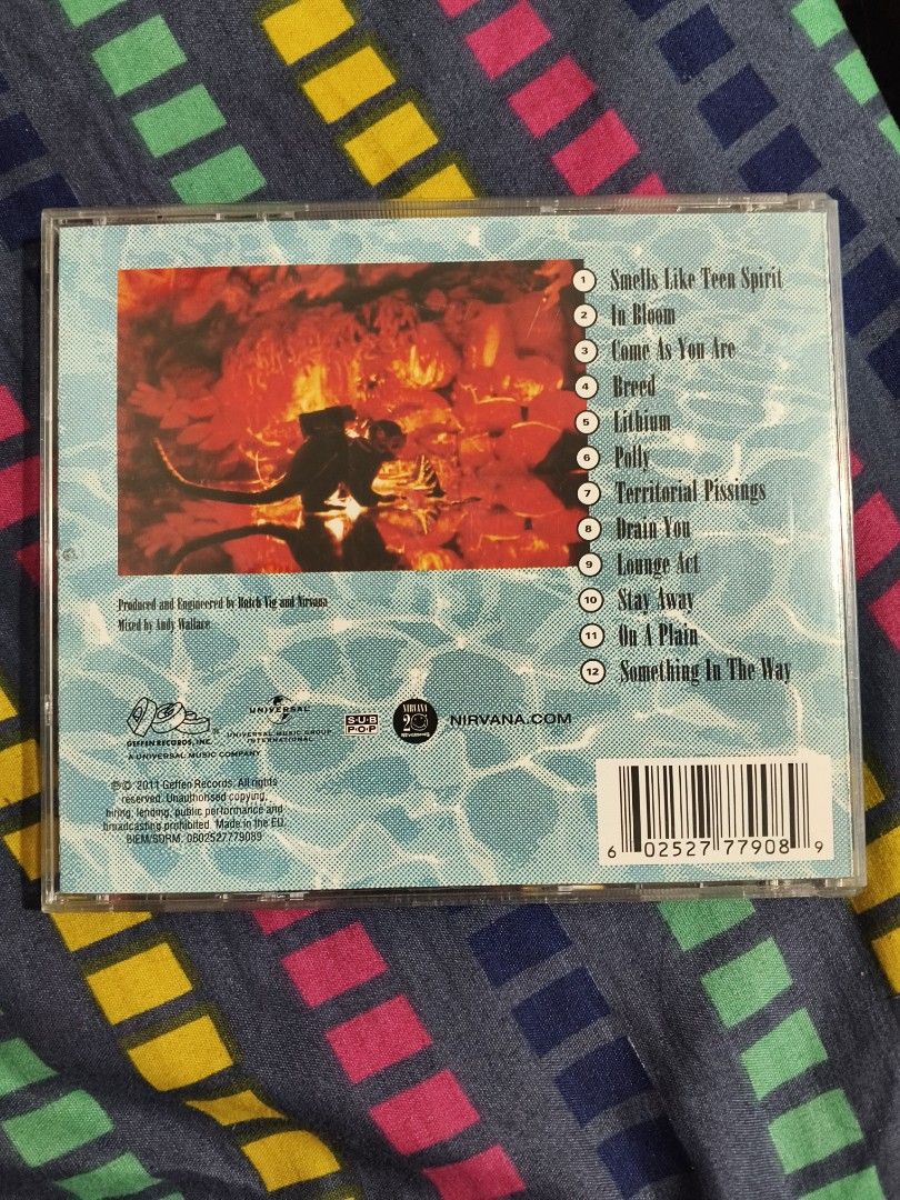 Nirvana Nevermind CD (Category: CDs & DVDs) located in Kuala Lumpur. Submitted by kai_riezlmn (Listing ID 1466323749, Image 2). Description: -cod mrt/lrt/setapak -cd calar sikit tapi main lancar -pos tambah rm5, via poslaju.