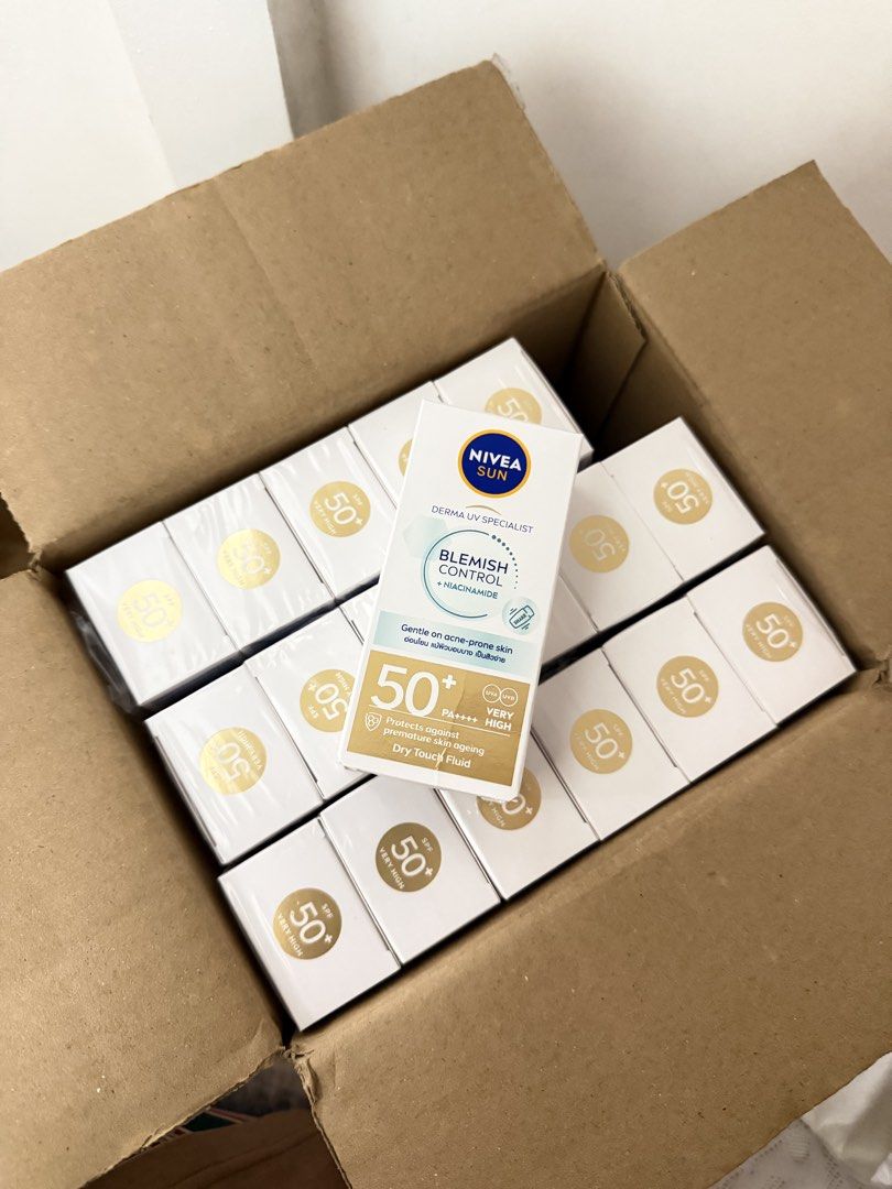 NIVEA SUNSCREEN (Category: Face Care) located in Manila. Submitted by mamaansshop (Listing ID 1466285845, Image 1). Description: BRAND NEW SEALED 2028 expiration Warehouse sale BILI NAPO 100% original .