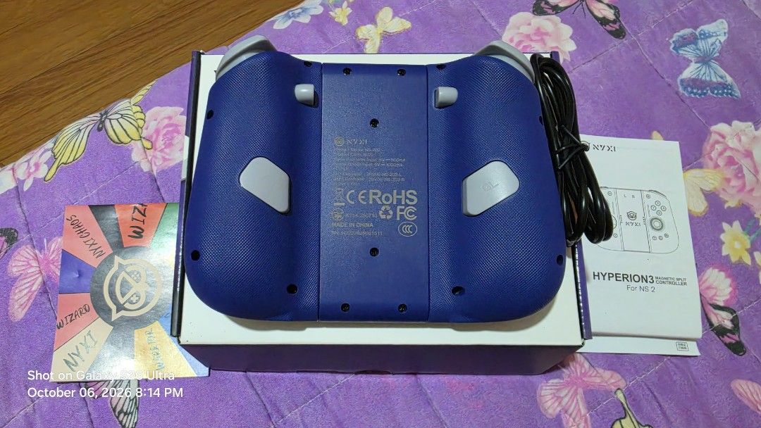 Nyxi Hyperion 3 GC Version for Nintendo Switch 2 (Category: Controllers) located in Imus. Submitted by kikoexe (Listing ID 1466275796, Image 3). Description: - NYXI Hyperion 3 magnetic split controller GC (Gamecube) Version - Compatible with Nintendo Switch 2 only - Includes: Controller, charging cable, D-pad accessory - Original box and inserts included RFS: upgraded to Nyxi Hyperion 3 Ultra Meetups within Imus, Dasmariñas or General Trias areas