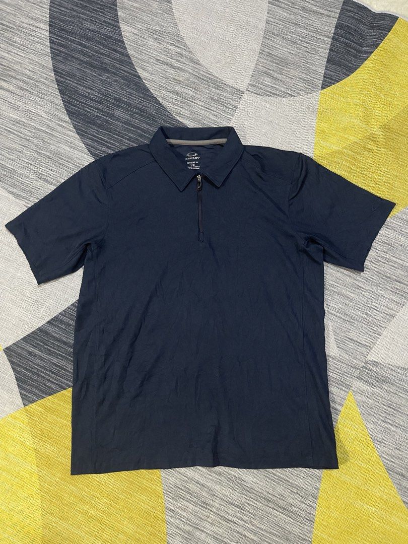 Oakley mens polo shirt drifit (Category: Tshirts & Polo Shirts ) located in Taytay. Submitted by ekselentekondisyon (Listing ID 1466285167, Image 1). Description: Oakley mens polo shirt drifit Size large on tag Good condition Not faded Color dark blue Taytay rizal location.