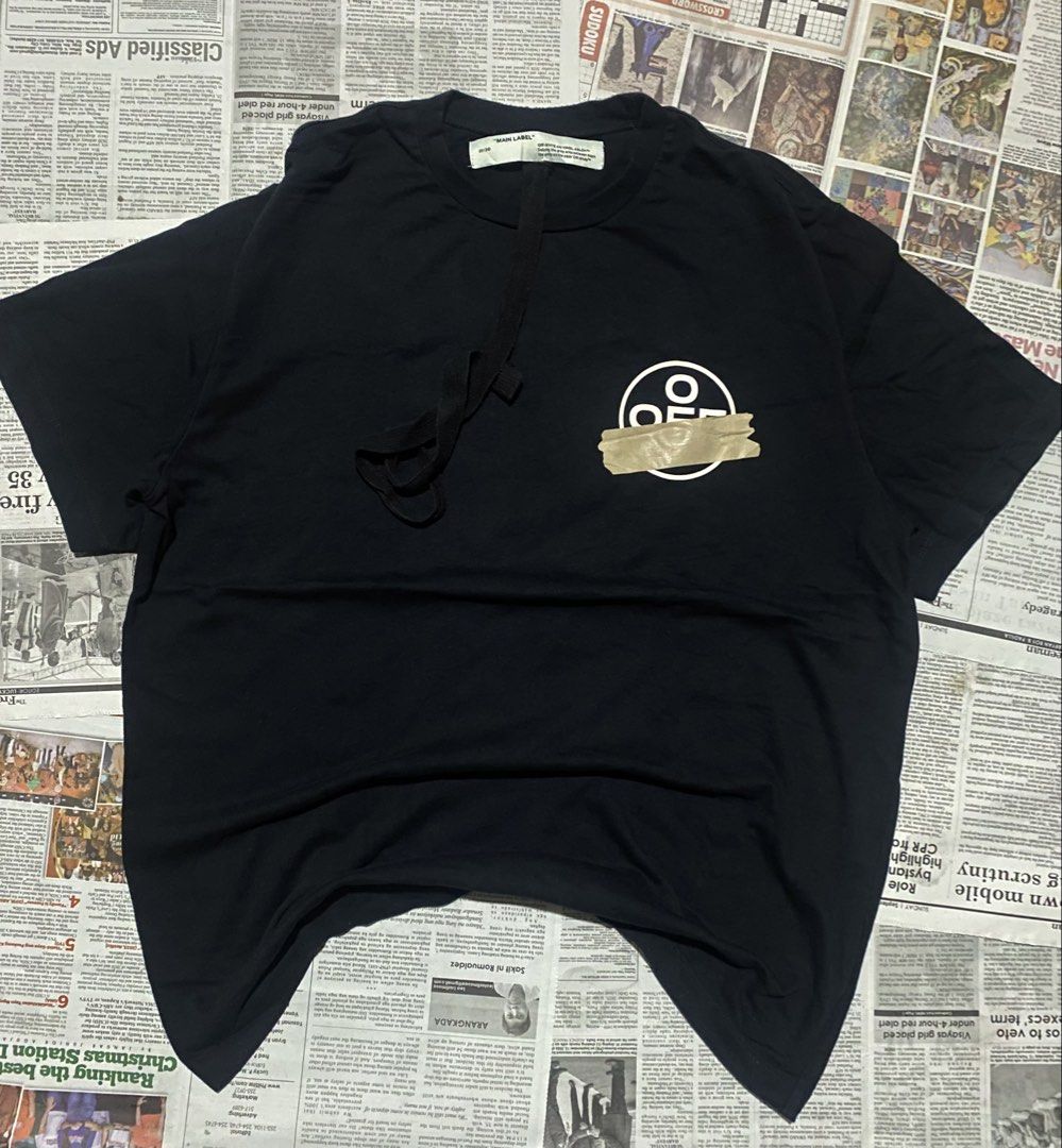Off-White Tape Arrows Tshirt (Category: Luxury Apparel) located in Dalaguete. Submitted by mrthrift. (Listing ID 1466291366, Image 1). Description: .